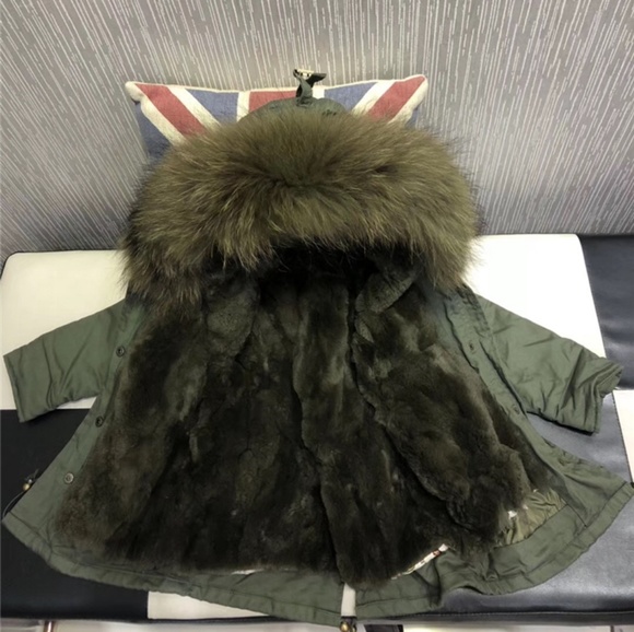 REAL FOX FUR KIDS PARKAS - Picture 6 of 8